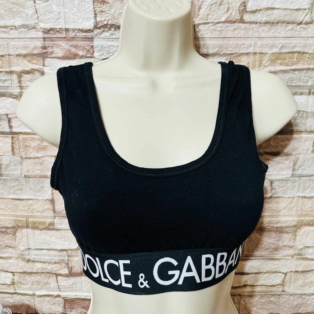 Dolce & Gabbana Crop Top New with tags size 40 Black